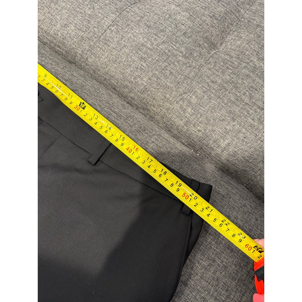Lauren Ralph Lauren Men's Black Dress Pants Straight Leg Wool Blend 42x32 - Picture 8 of 9